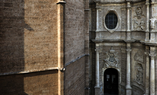 Valencia, Fachada de los Hierros de la Catedral. 2009