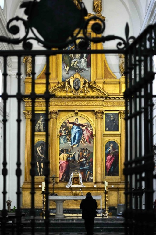 El Greco. Toledo. Iglesia Santo Domingo el Antiguo. Retablo mayor (1577-79). 2012