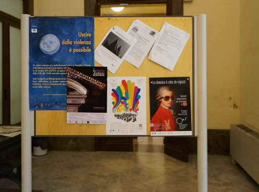 Cartel de la exposición, Collegio Massimo de Palermo