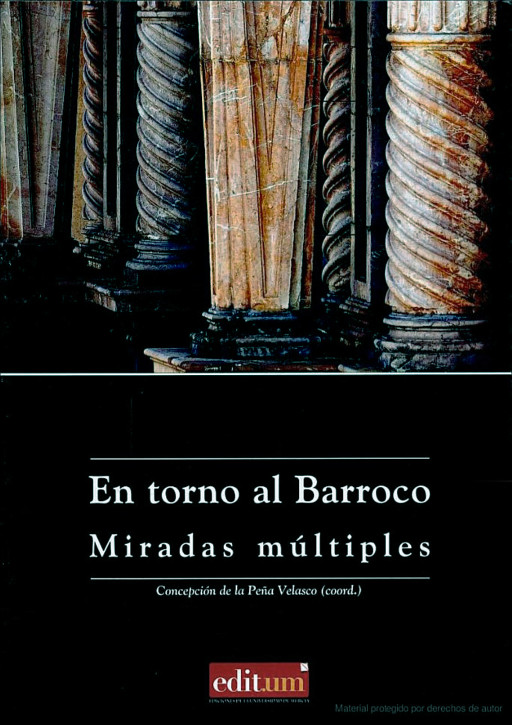 Cubierta del libro "En torno al Barroco. Miradas múltiples", Murcia, 2007