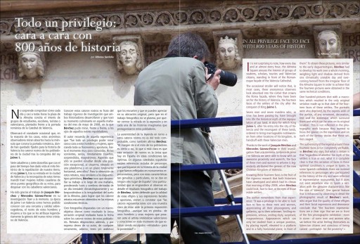 “La última mirada del Románico”, Alfonso Sanfeliu, Revista Catedral de Valencia, nº 3, 2010
