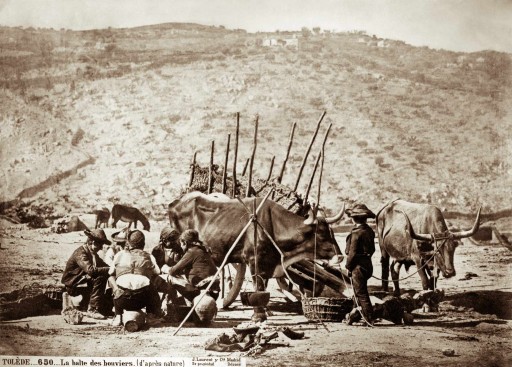 JEAN LAURENT, 1874-92. El descaso de los pastores [La halte des bouviers (d'apres nature)]. Castilla la Nueva: Toledo