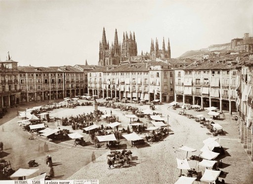 JEAN LAURENT, 1874-92. La plaza Mayor. Castilla la Vieja: Burgos