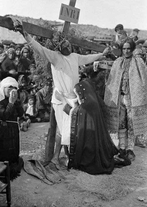 RUTH MATILDA ANDERSON, 5/IV/1926. Drama de la Pasión. La crucifixión. San Juan y María. León: Villalcampo - Zamora