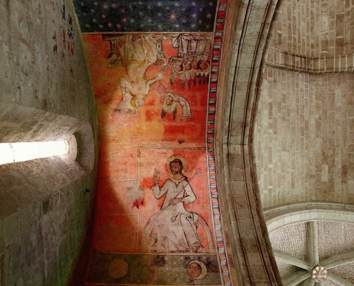 Pintura mural de la capilla de San Miguel en la iglesia de San Juan del Hospital. Valencia. Siglo XIII. 2007