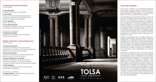 Tríptico de las tertulias Tolsá como argumento (Valencia, 2008)